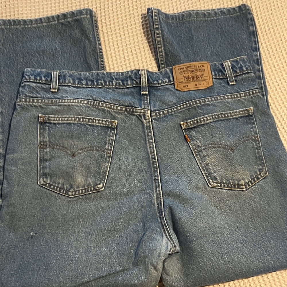 Men’s Levi's 517 Blue Jeans, 42x32 - Picture 3 of 3